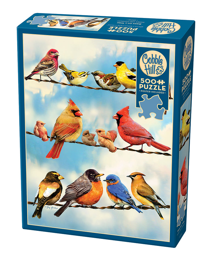 Birds on a Wire 500 piece jigsaw| 45046 |Cobble Hill Puzzles