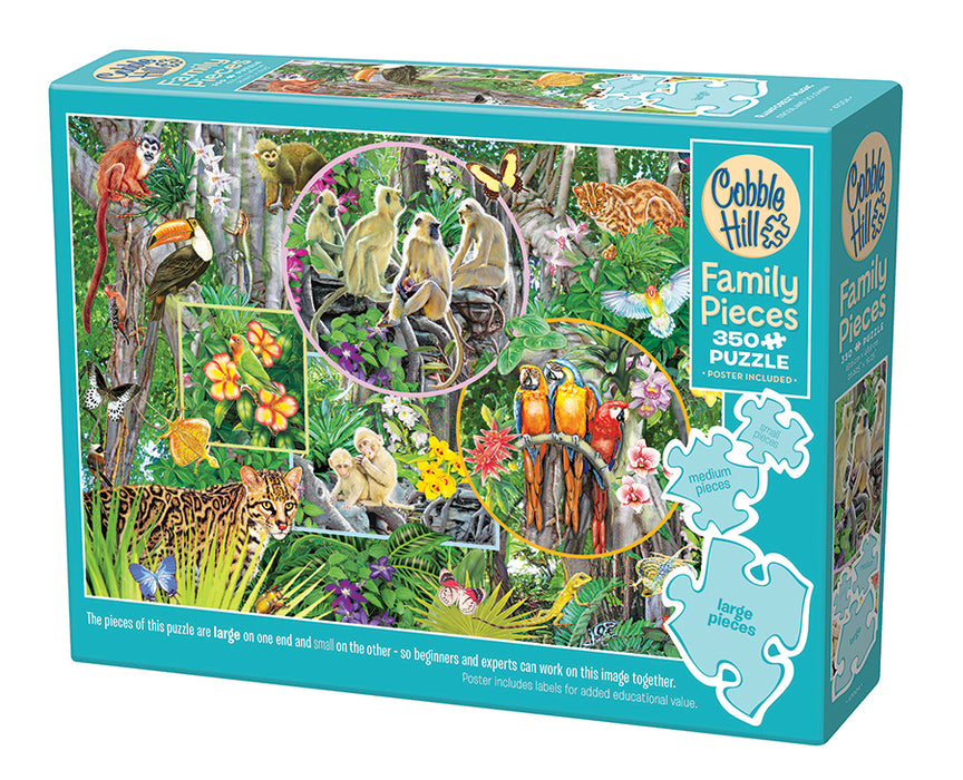 Magie de la forêt tropicale (Famille) | Pièces de famille 350