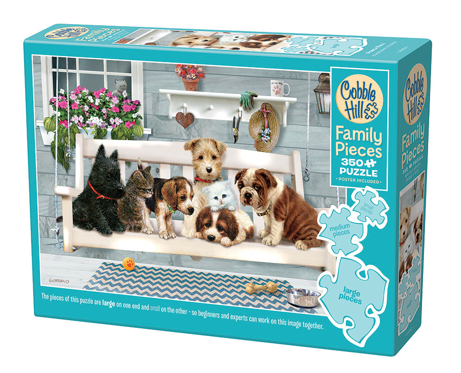 Cobble Hill Porch Pals Jigsaw Puzzle - 54602 Piece Nostalgic Image Puzzle For Families, Adults & Kids