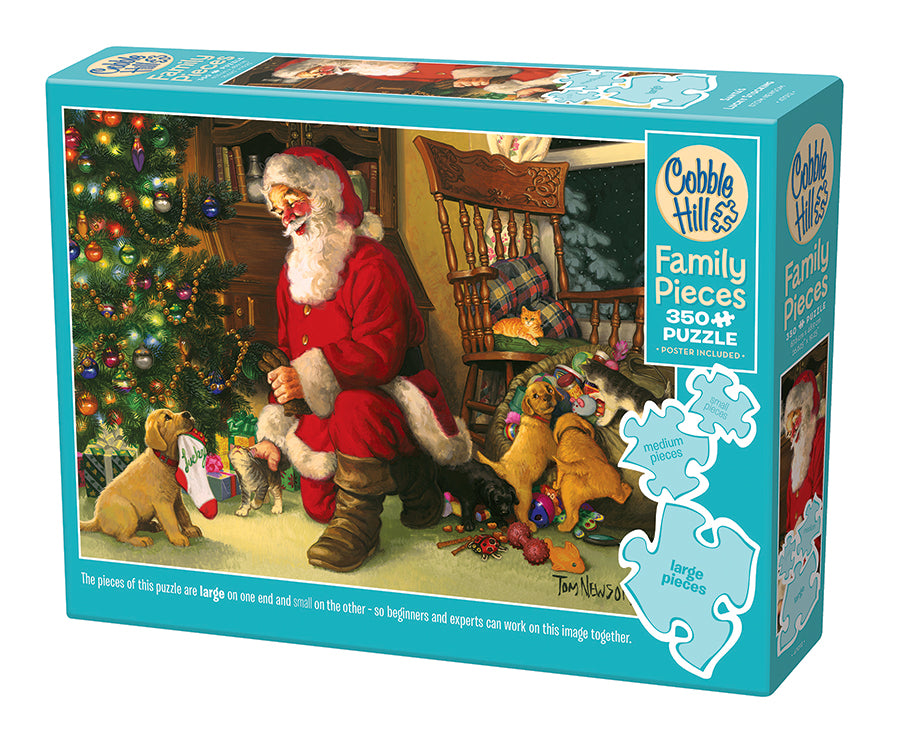 Santa's Lucky Stocking (Family) 350 piece jigsaw| 47012 |Cobble