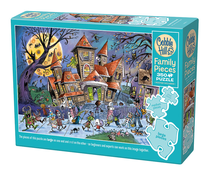 トップス House on the hill SET Haunted House (Family) 350 piece jigsaw| 47017 |Cobble Hill