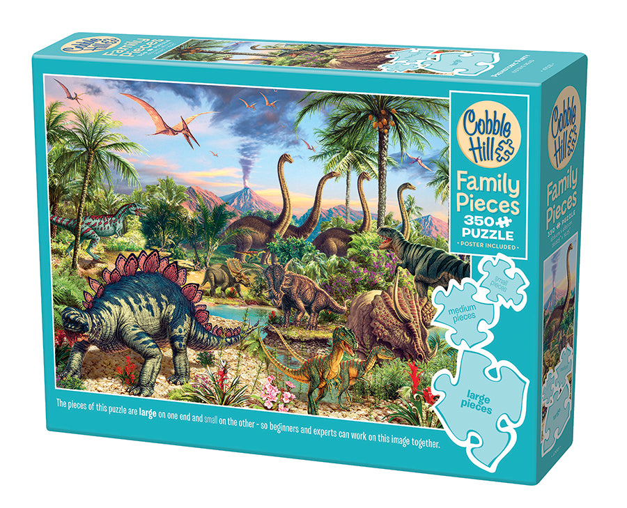 Prehistoric Party (Family) 350 piece jigsaw| 47021 |Cobble Hill