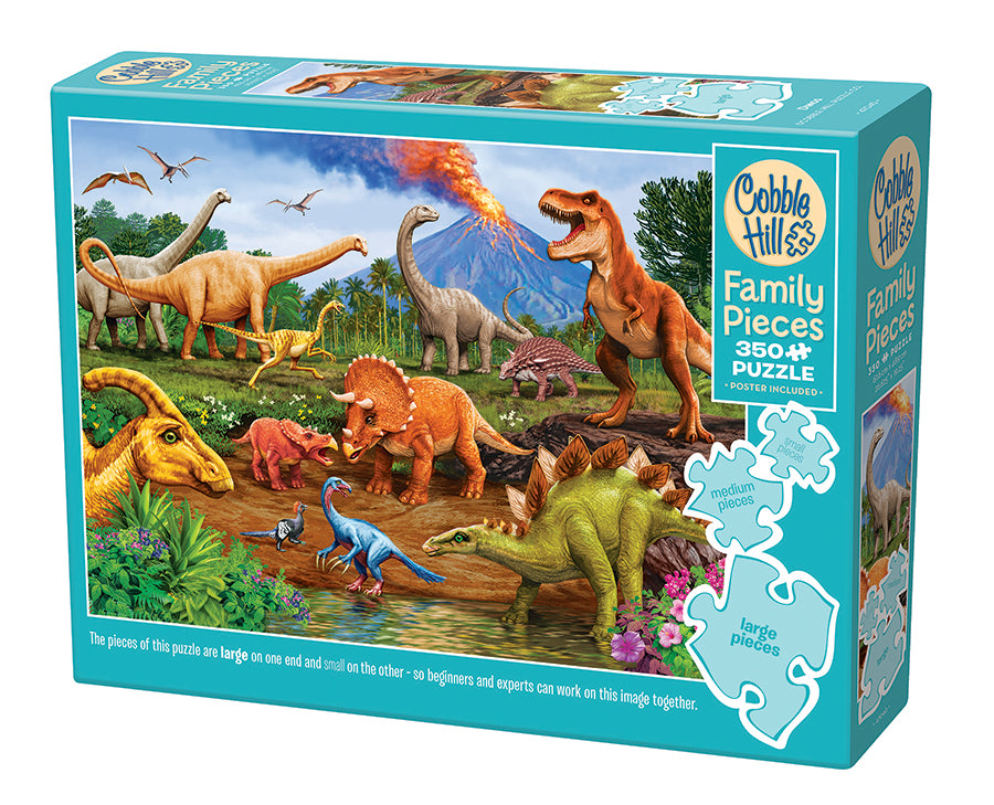 Dinos (Family) 350 piece jigsaw| 47030 |Cobble Hill Puzzles