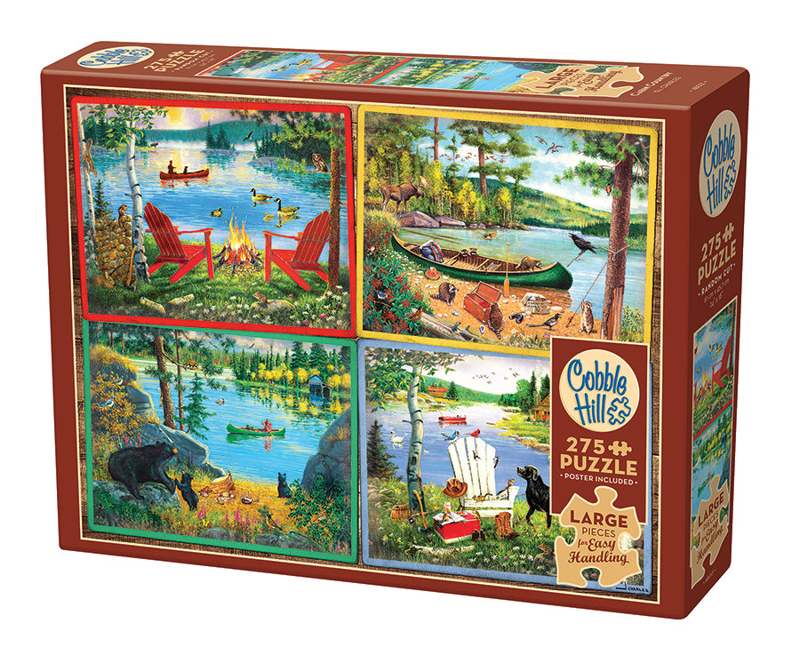 Cobble Hill Puzzle 275 Pezzi Per Adulti E Bambini: Cupcake Cafè, Poster Incluso, Dimensioni 99,7 X 67,6 Cm, Fatto In USA