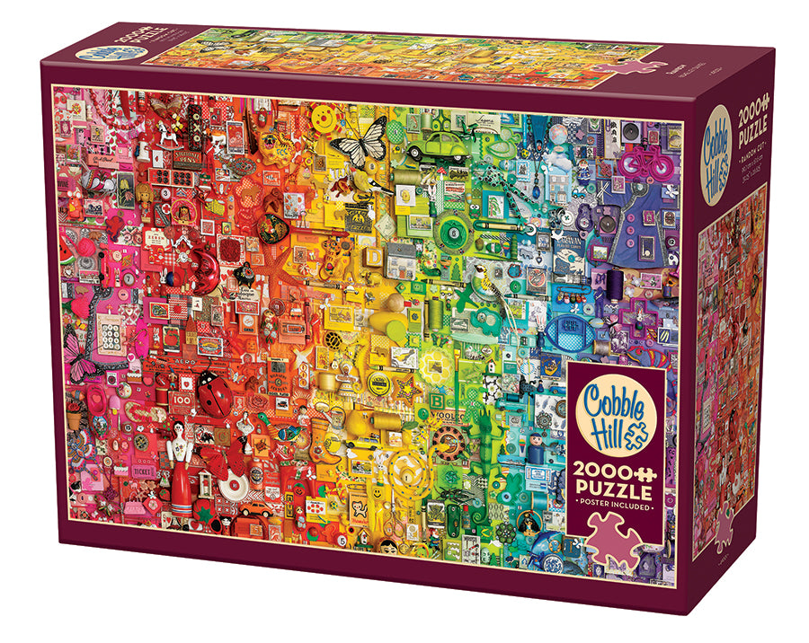 Rainbow 2000 piece jigsaw| 49001 |Cobble Hill Puzzles Official Website