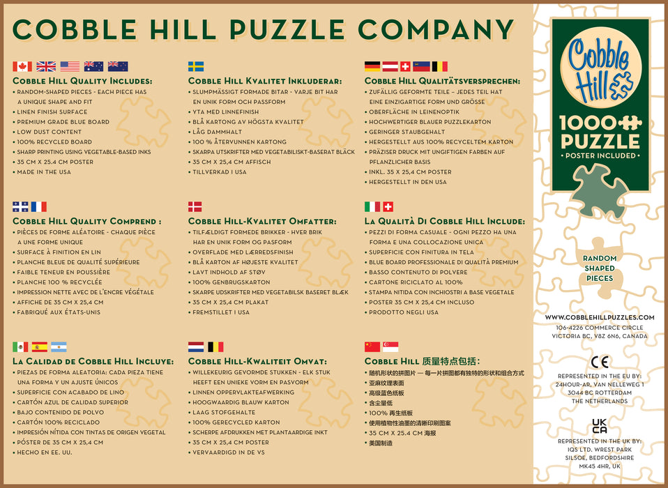 Cobble Hill Adirondack Birds Puzzle – 1000 Pieces, Nature-Themed, Colorful & Nostalgic Art For Family Fun